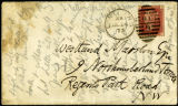 Envelope from Morris' letter to Marston, 1873 June 24