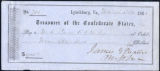 Bank note from the Treasurer of the Confederate States, 1863 March 3