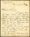 Ambrose Bierce letter to H. D. Cowden, 1909 August 8