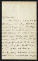 Charlotte Bronte letter