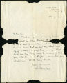 John Masefield letter to Robert McCheyne, 1912 November 19