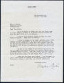 Boake Carter letter E. W. Shirk, 1938 October 3