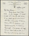 Bliss Carman letter to Irving Way, 1908 January 28