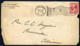 Envelope from Addams' letter to Mr. Snyder, 1898 April 29