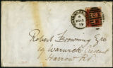 Envelope from Morris' letter to Browning, 1879 November 11