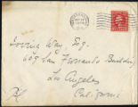 Envelope from Carman's letter to Way, 1916 October 27