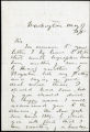 David Dixon Porter letter to M.D. Phillips, 1878 May 17