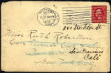 Envelope from Bierce's letter to Robertson, 1912 November 3