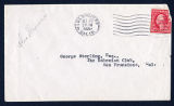 Envelope from Dreiser's letter to George Sterling, 1921 Ocotber 26