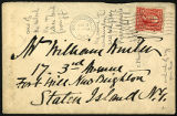 Envelope from letter to Winter, 1903 November 17