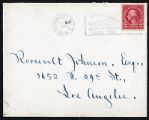 Envelope from Sterling's letter to Johnson, 1925 August 24