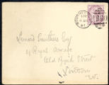Envelope from Beardsley's letter to Smithers, 1897 March 4