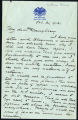 Ambrose Bierce letter to Bibsy, 1913 October 30