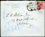 Envelope from Howells' letter to Stedman, 1894 November 23