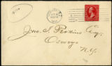 Envelope from letter to Perkins, 1901 October 16