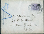 Envelope from Andrew Lang letter to Stedman