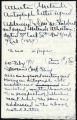 Perkins' notes on Atherton's letter and visiting card dated 1889 October 19