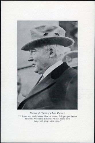 Warren G. Harding photograph