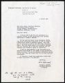 William L. Howarth letter to Mary Allely, 1969 October 7