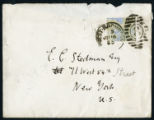 Envelope from Lang letter to Stedman, July 16 1880