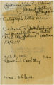 Perkins' note on Jellicoe letter dated 1919 August 18