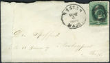 Envelope from Mary Baker G. Eddy letter