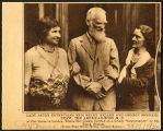 Photograph of Lady Astor, George Bernard Shaw, and Helen Keller, 1932 July 24