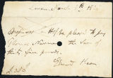 Edmund Kean bank draft, 1825 March 8