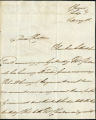 Duke of Clarence letter to Sir Hugh Cloberry Christian, 1792, February 11