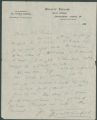 Mrs. Patrick Campbell letter to Arthur W. Pinero