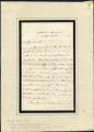 George Bartley letter to A. F. Westmacott pasted on scrapbook page, 1850 December 2