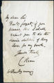 Charles Kean letter