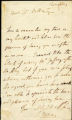 Sarah Siddons letter to Mr. James Ballantyne