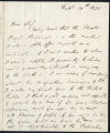 Edmund Kean letter to Mr. Budd, 1831 February 10