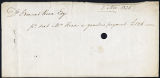 Edmund Kean bank notice, 1825 November 2