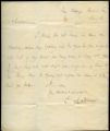 Charles Mathews letter to Mrs. Baker, 1822, May 11