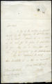 Thomas Hill letter to Richard Brinsley Peake