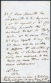 Charles Kean letter to Mr. Ingram, 1853 November 16