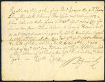 David Garrick receipt to George Garrick