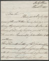 Duke of Clarence letter to unidentified officer in the Great Lakes Fleet, 1812, March 31