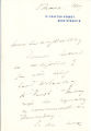 Henry Irving letter to Lady Dorothy Nevill, 1889 March 5