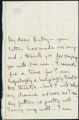 Adelaide Kemble letter to Bully