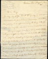 Sarah Siddons letter to Harry Siddons, 1809 March 17