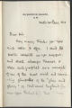 C.H.C. Pirie-Gordon letter to Sir John Martin-Harvey, 1910, Waterloo Day