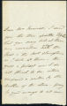 Fanny Kemble letter to Mr. Furness