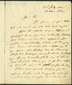 George Colman the younger letter to an unidentified correspondent, 1822 July 31