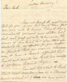 Spranger Barry letter to John Sowdon, 1752