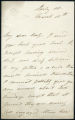 Fanny Butler letter to Naly