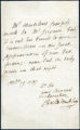 Charles Macklin letter to Mr. Grignon, 1787 October 19