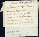 General William Miller letter to Cecilia Siddons Combe